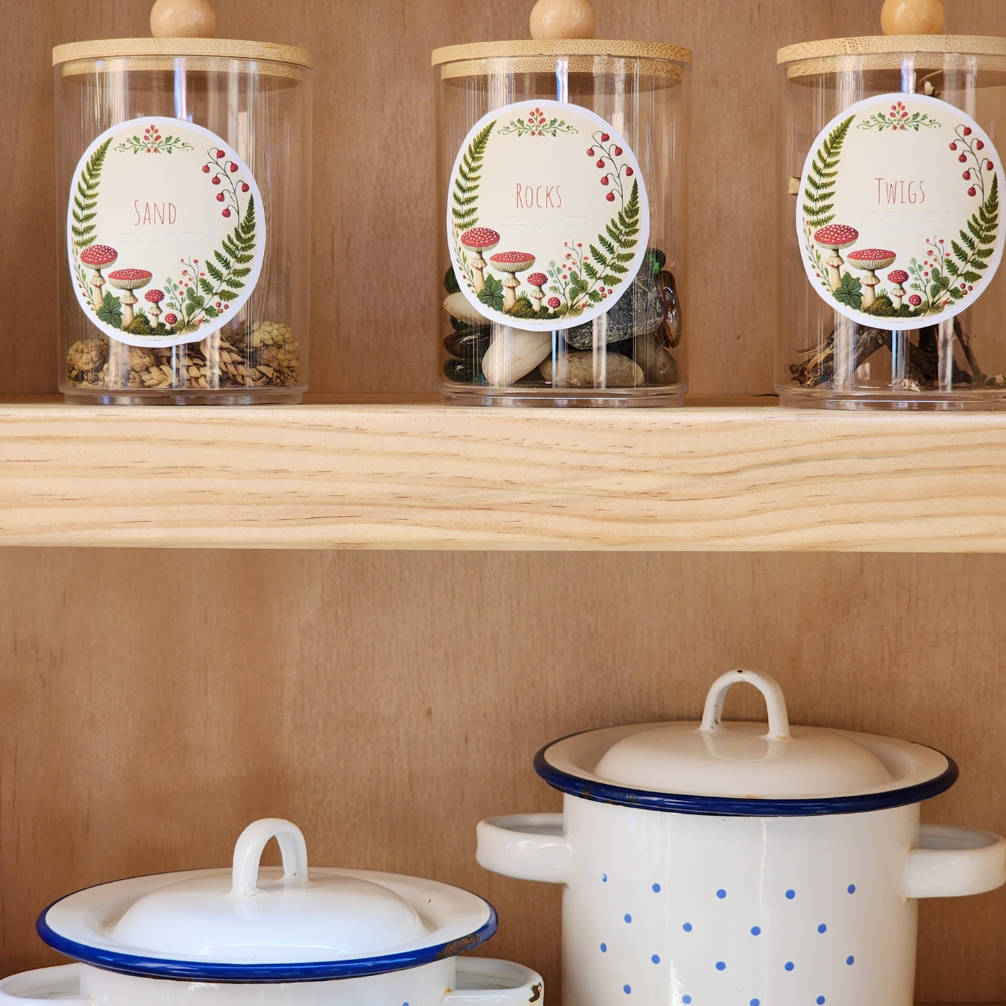 Mud Kitchen Ingredient Labels