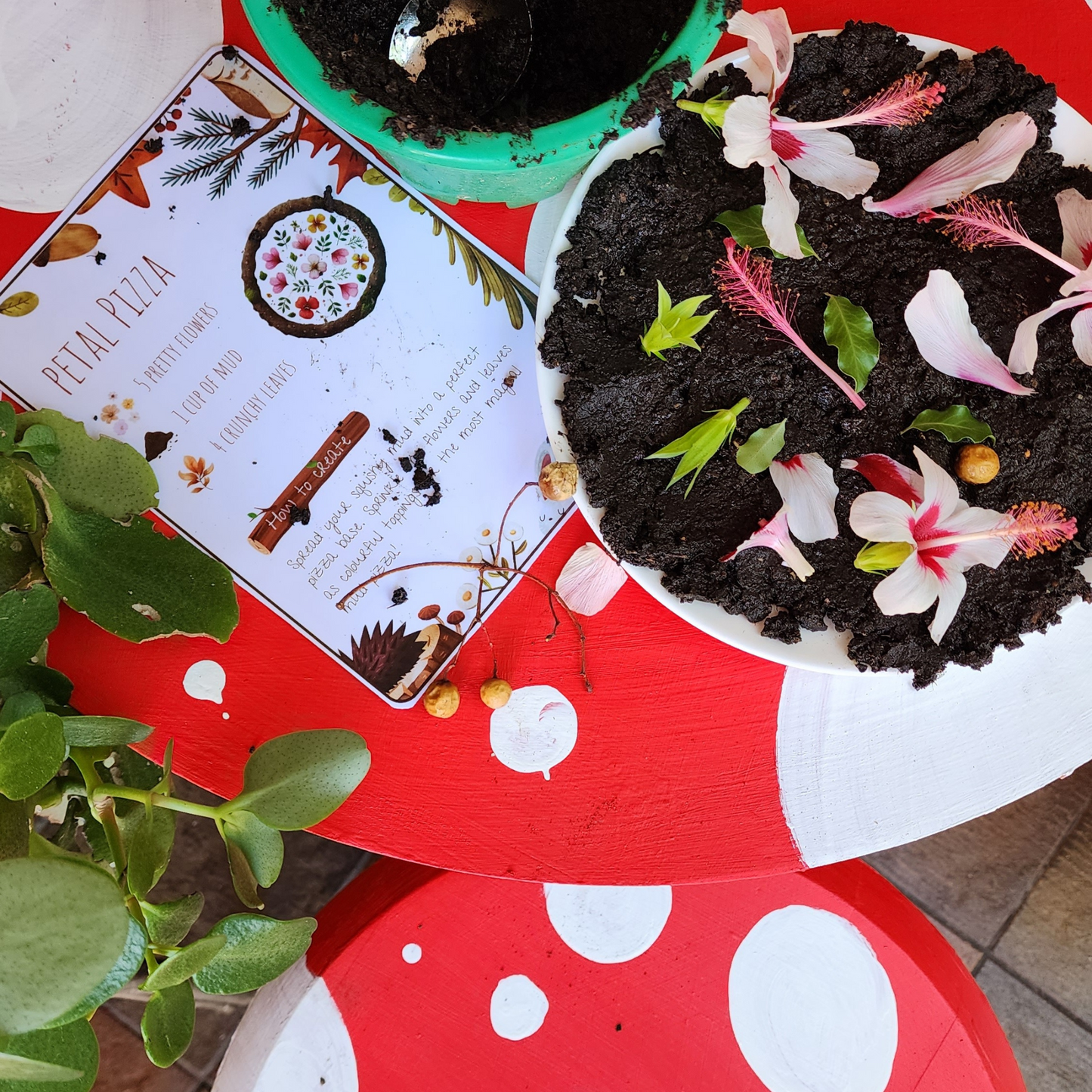 Mud Kitchen Recipe Cards