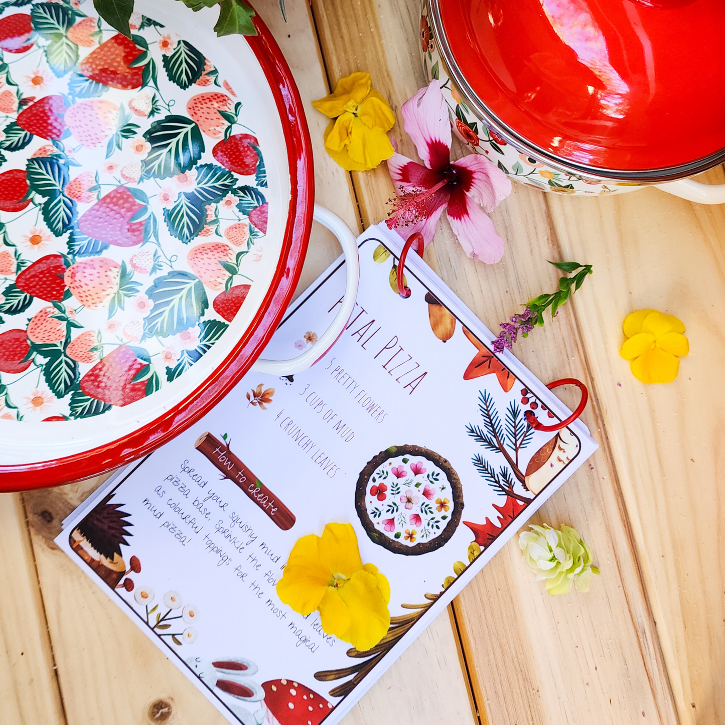 Mud Kitchen Recipe Cards